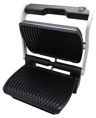 Produktbild von Tefal OptiGrill+ GC712D, Silber, Rechteckig, Sensor, Feuerrost, 600 cm², 300 x 200 mm