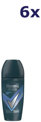 Produktbild von 6x Rexona Deo roll-on - 50ml - men cobalt dry