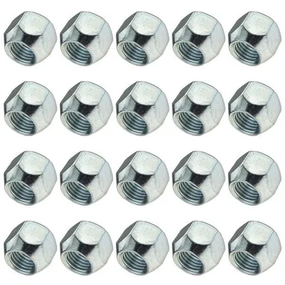 Immagine prodotto di 20x Dadi ruota aperta Dadi M12x1,5 con collare conico SW19 Nero Argento