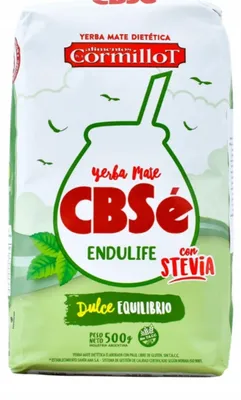 Zdjęcie produktu dla Yerba Mate CBSe Endulife Con Stevia (Słodka) 0,5kg 500g