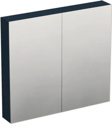 Produktbild von Jungborn Spiegelschrank TRENTA 80 x 14,4 x 72 cm taubenblau 2-türig IP 44