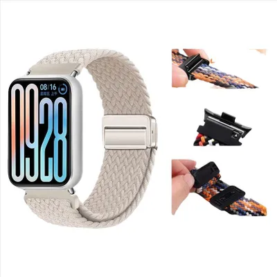Produktbild von INF Kompatibel mit Xiaomi 8 Pro Fashion Geflochtenes Magnetarmband Weiß
