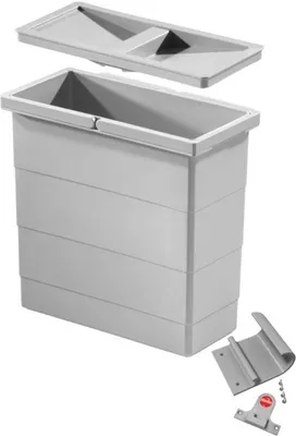 Obrázek produktu pro Vnitřní koš Hailo 1102445 ReadyBin 12 L 320x156x295 mm včetně nástěnného držáku