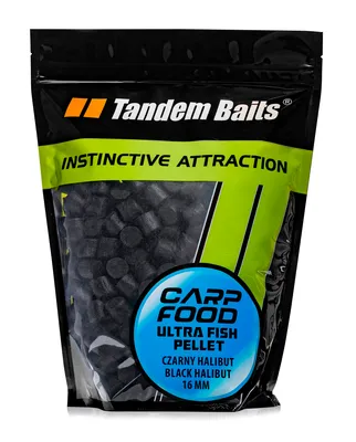 Obrázok produktu pre Carp Food Ultra Fish Pellet Black Halibut 16mm /1 kg