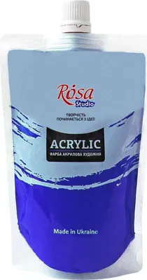 Zdjęcie produktu dla Rosa Studio Farba akrylowa Phthalocyanine Blue (437) 200 ml 1 szt.