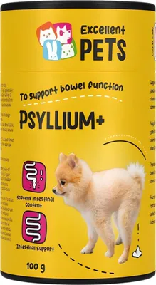 Productafbeelding van Excellent Pets Psyllium+ 100 gram voor honden