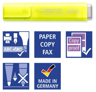 Zdjęcie produktu dla Staedtler 364 P WP6, 6 szt., Wielobarwny, Ozdobna końcówka, Wielobarwny