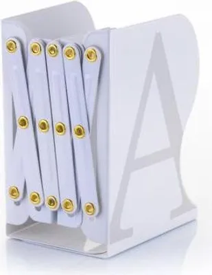 Produktbild von MyLibrary Flexibles A-Z Metall-Buchregal (weiß)
