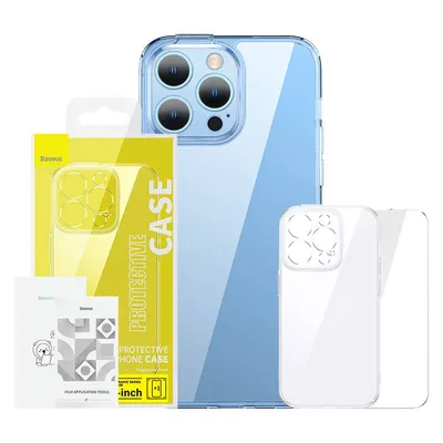 Obrázok produktu pre Sada ochranného krytu Baseus SuperCeramic a tvrdeného skla pre iPhone 14 Plus