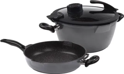 Image de STONELINE® SMELL WELL FUTURE set de casseroles 4 pièces 24 cm | avec couvercle