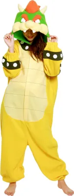 Produktbild von Super Mario – Bowser Kigurumi Kostüm Größe: M-L