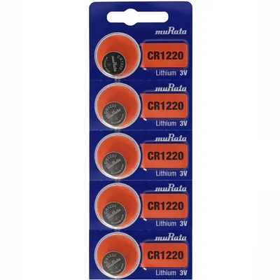 Produktbild von 5 kusů lithiová baterie CR1220 IEC CR1220, 3V max.38mAh, 12x2mm
