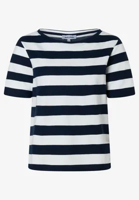 Produktbild von MORE & MORE Boxy Shirt with Stri 2375 marine offw 34