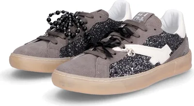 Produktbild von Gio+ Damen Sneaker grau Glitzer