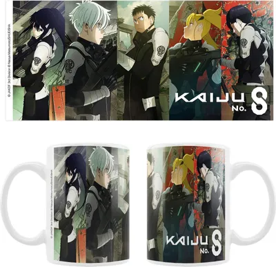 Productafbeelding van Kaiju No. 8, keramische mokken: Mina, Reno, Kafka, Kikoru, Hoshina