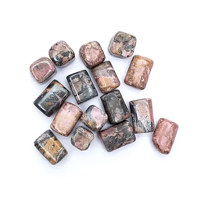Produktbild von Rhodonit Trommelsteine A- -- ±500g, ±2-3cm online bestellen
