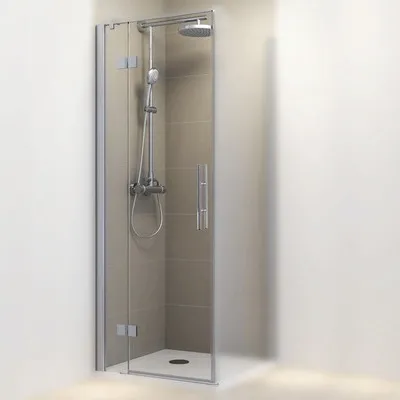 Produktbild von Drehtür für Seitenwand Schulte MasterClass 100 cm Anschlag links Klarglas Profilfarbe chrom D700208 41 50 02 12 06 5 200