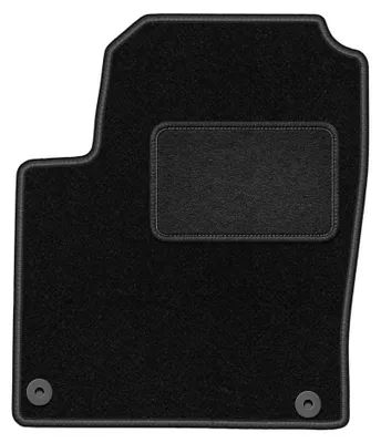 Produktbild von Fahrermatte Velours für Volkswagen Sharan I 1995-2010 (Minivan) – 1-tlg, Schwarz, passgenau – Wielganizator LUX – Ausführung W0026