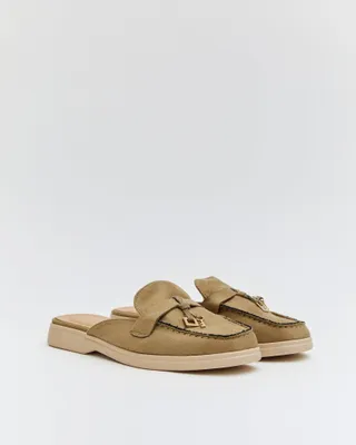 Produktbild von Instap Loafers Olive Suedine Bedeltjes