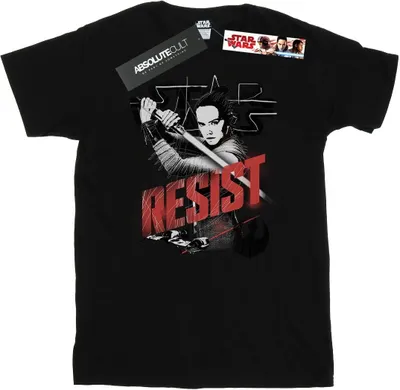 Produktbild von Star Wars - "The Last Jedi Resist" T-Shirt für Herren BI46877 (M) (Schwarz)