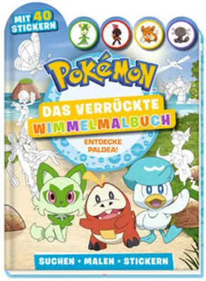 Produktbild von Pokémon: Das verrückte Wimmelmalbuch - Entdecke Paldea!