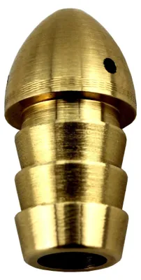 Produktbild von Schwarz - Technik Rückstrahldüse/Raketendüse, passend für 1/2" Schlauch, zur Rohrreinigung zum Lösen massiver Verstopfungen - Reinigt mit Wasserkraft - gründlich,schnell, bequem