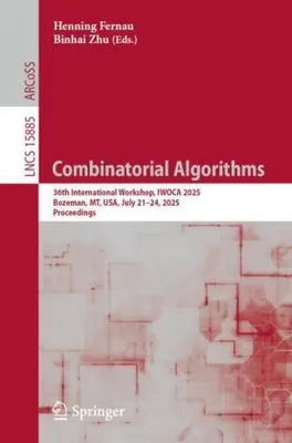 Produktbild von Combinatorial Algorithms