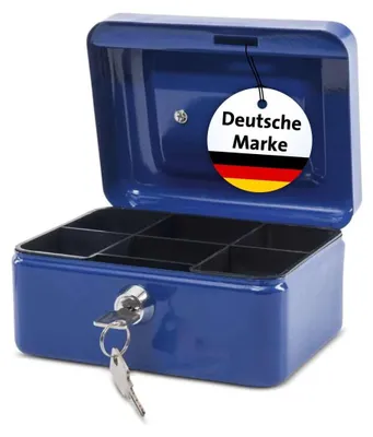 Image de MAUL Caissette à monnaie 12.5 x 15.2 x 8 cm bleu
