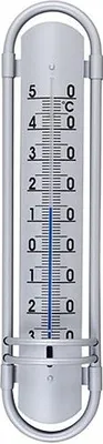 Image de Thermometre Strend Pro TM-180 Borderer, extérieur, pour fenetre, 380x88x35 mm, aspect aluminium, plastique