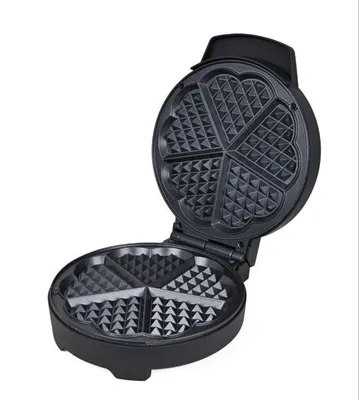 Produktbild von Silva-Schneider Waffelmaker WA 2001, 1000 Watt – Herzwaffeleisen für 5 Waffeln –