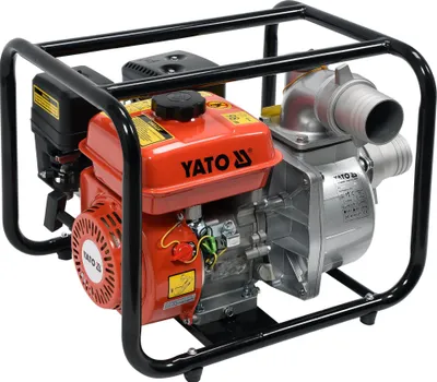 Zdjęcie produktu dla Yato YT-85402, Pompa wspomagająca, 4000 W, Benzynowy, 50000 l/h, Czarny, Czerwony, Stal