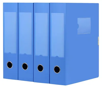 Image de Boîtes de rangement en plastique format A4 avec couvercle, lot de 4