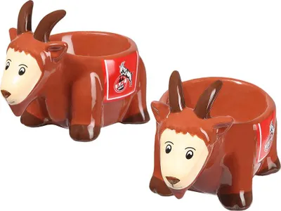 Produktbild von 1. FC Köln Eierbecher "Hennes" 2er Set