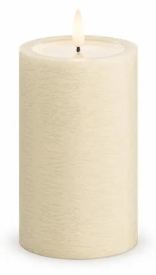 Produktbild von Deluxe Homeart Unique LED-Kerze Echtwachs Creme - 7,5 x 12,5 cm