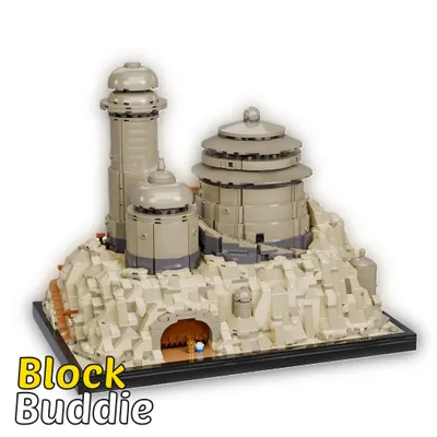 Produktbild von Star Wars Jabbas Palast Klemmbausteine Set - 2658 Teile - Micro Scale Diorama