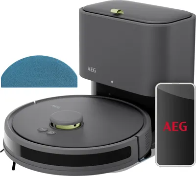 Produktbild von AEG AR71UW2DG, Beutellos, Dunkles Grau, Rund, Staubbeutel, 2,4 l, 0,28 l