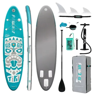 Obrázek produktu pro Nafukovací paddleboard, odolný materiál, snadná přeprava, rozměry 320 x 84 x 15 cm