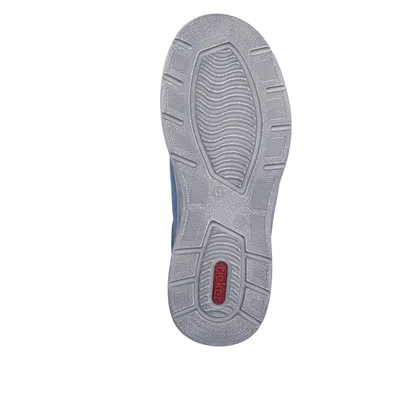 Produktbild von Rieker Herren Slipper Halbschuh Mesh extra weit 14852, Größe:44 EU, Farbe:Blau