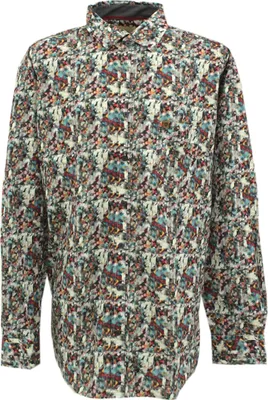 Produktbild von 30222 Hatico, ,  Herren langarm Hemd, Popeline, bunt gemustert, XXL