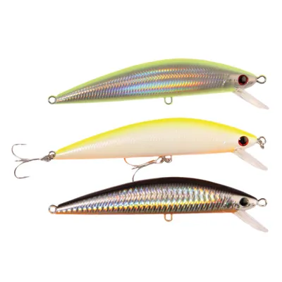 Produktbild von Hart Fishing Wobbler OMOI Farbe Weiß mit gelbem Rücken