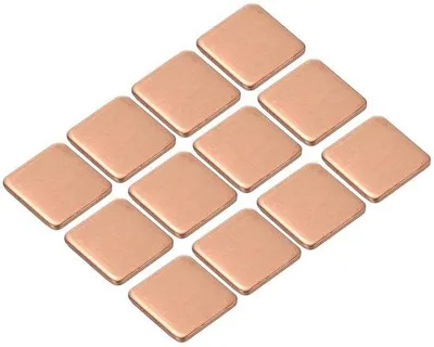 Obrázek produktu pro Sada chladičů – elektronické ventilátory – 12 kusů – kov – 15 × 15 × 1,5 mm