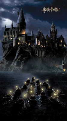 Zdjęcie produktu dla Sanders & Sanders fototapeta Harry Potter Hogwart czarnymIciemnoniebieskim - 601230 - 1,5 x 2,7 m