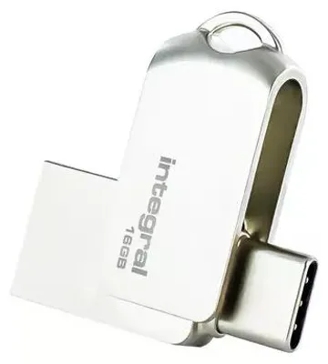 Image de Cle 16gb Usb3.0 + Type-c Dual 360. - Integral