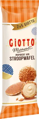 Produktbild von Giotto Momenti Stroopwafel cremige knusprige knackige Waffel 43g