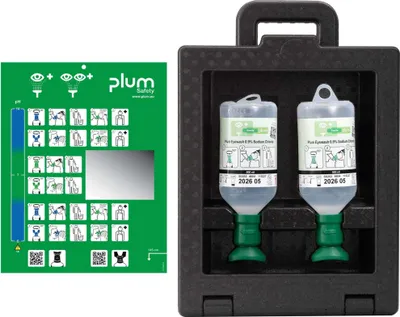 Zdjęcie produktu dla Stanowisko do płukania oczu PLUM iBox2 4922 z 2 płukankami 4604