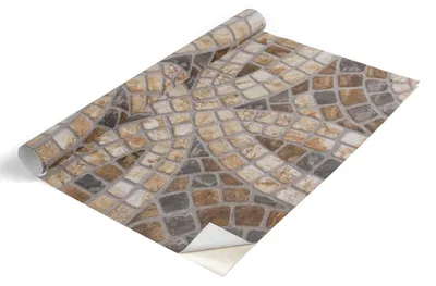 Produktbild von Tulup Möbelfolie - Klebefolie Möbel - Selbstklebende Folie 100x50 cm - Möbelfolie Schrank - Folie für Möbel - Möbelfolie Küche - Wasserdicht - Abwaschbar - Selbstklebend - Luftblasenfrei - Steinmosaik