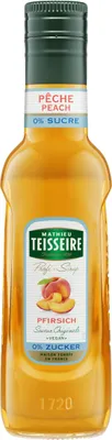 Produktbild von Mathieu Teisseire Getränke-Sirup Pfirsich 0% Zucker 0,25L (1er Pack)