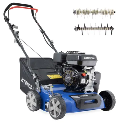 Produktbild von HYUNDAI Benzin-Vertikutierer Lüfter SC4002G Rasenlüfter Moosentferner (40 cm, 5.6 PS, 40L Fangkorb)