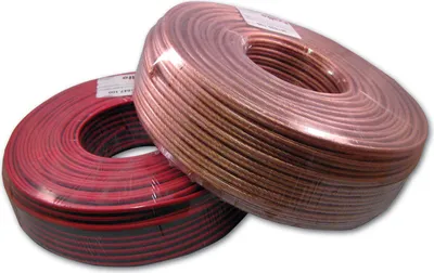 Produktbild von Lautsprecherkabel 2x1,5 mm² schwarz/rot 50 mtr