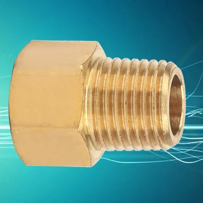 Obrázek produktu pro Potrubní tvarovka pro manometr, adaptér pro manometr, 1/4 BSPT samec na 1/2 NPT samice, 1/4 BSPT samec na 1/4 NPT samice, 1/4 BSPT samec na 3/8 NPT samice